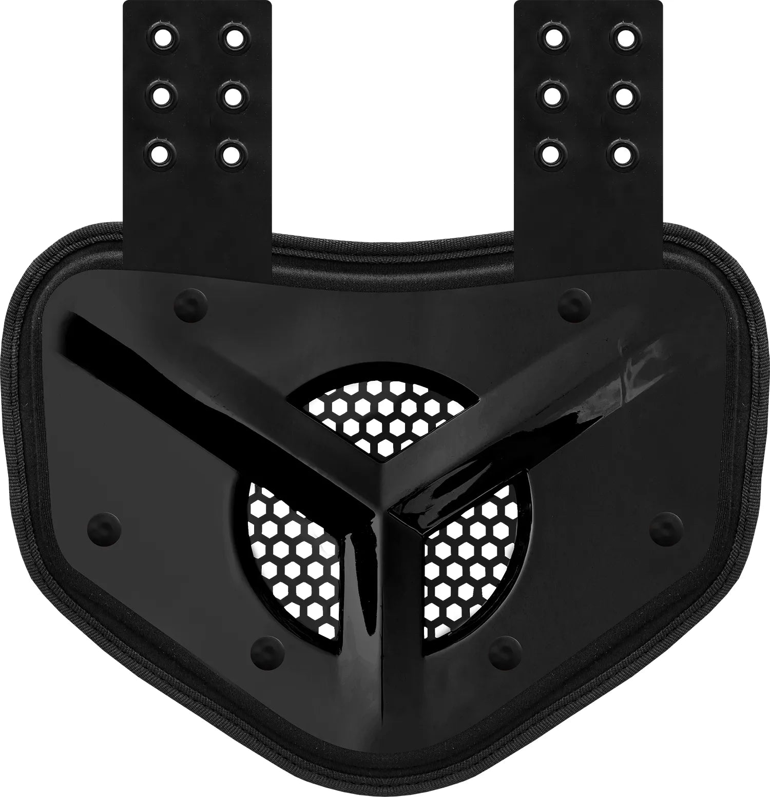 Back Plate Vented Adult Black