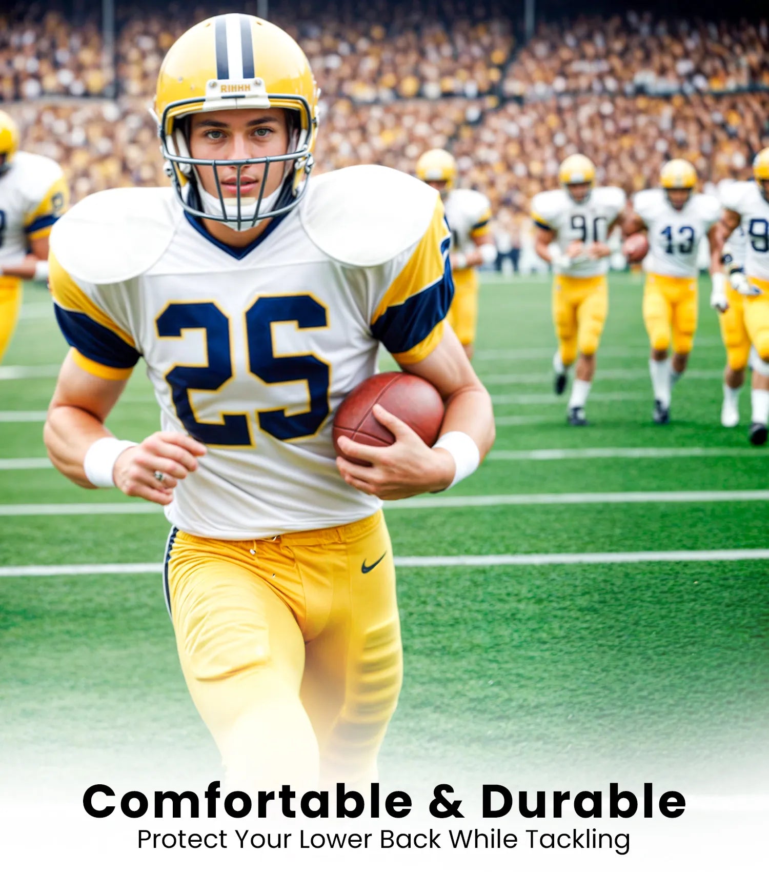 Back Plate Vented Adult Bronze Gold