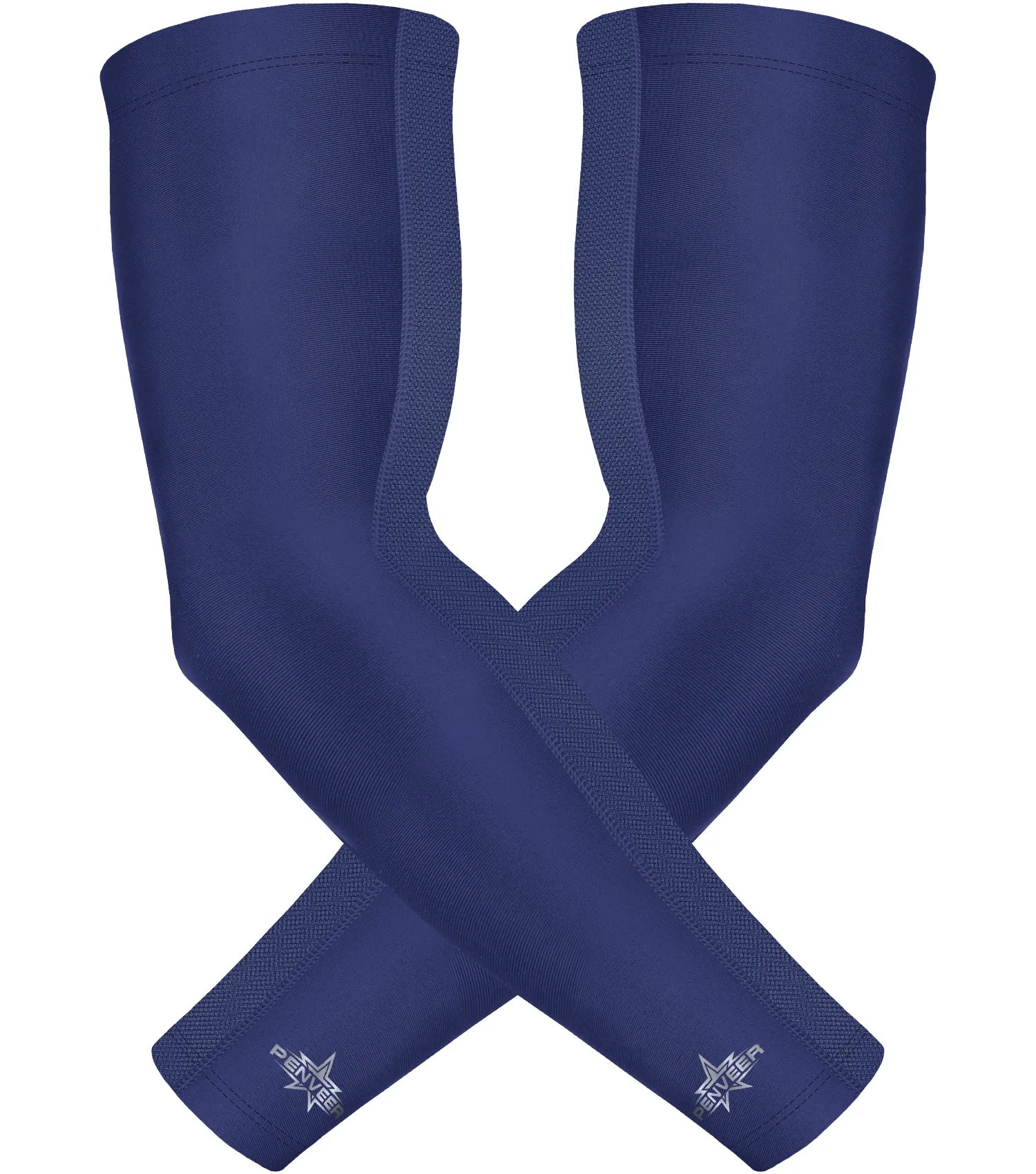 Compression Arm Sleeves for Men & Women with Ventilated Mesh adult and youth Navy