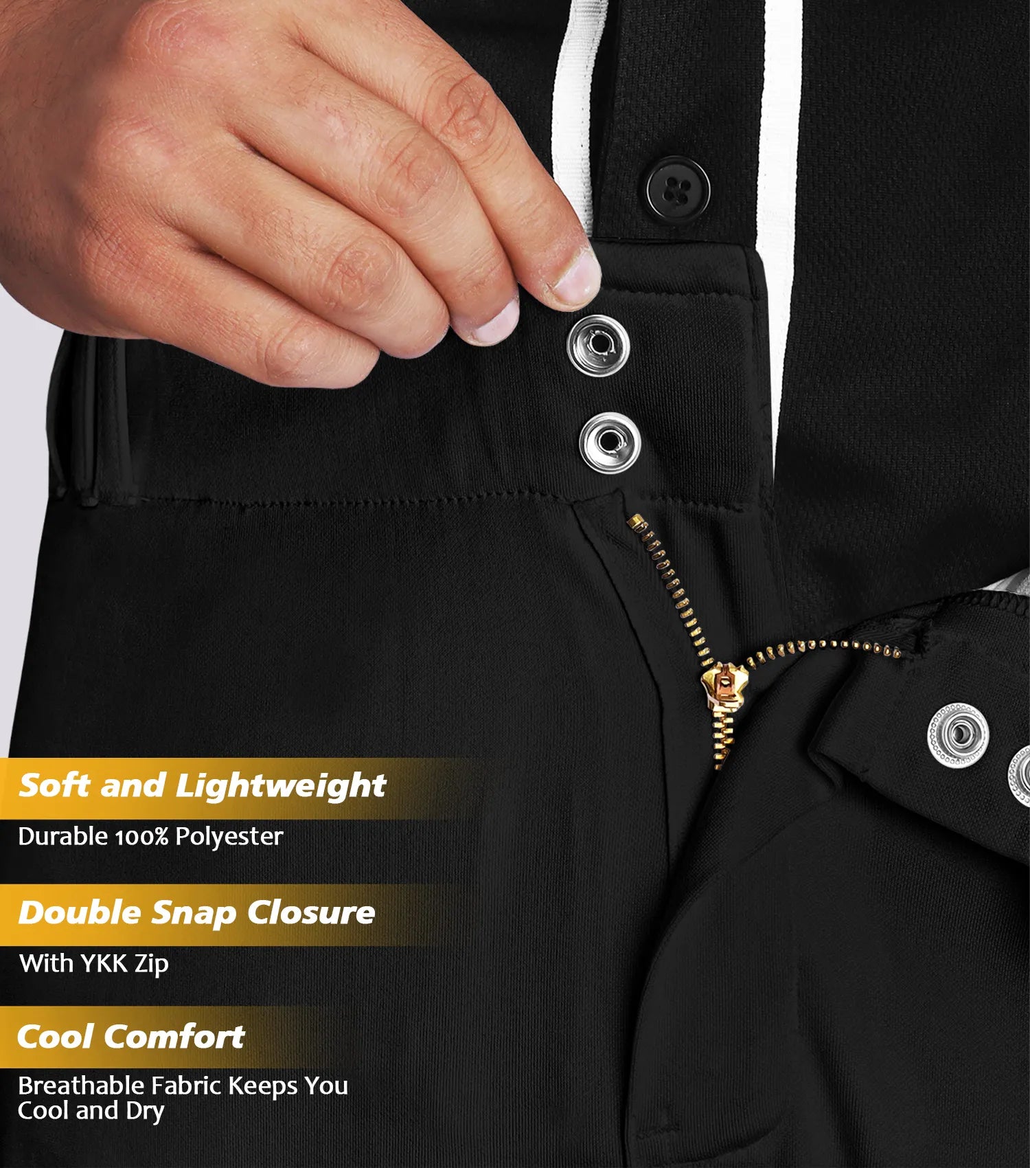 Full Length Baseball Pant Black