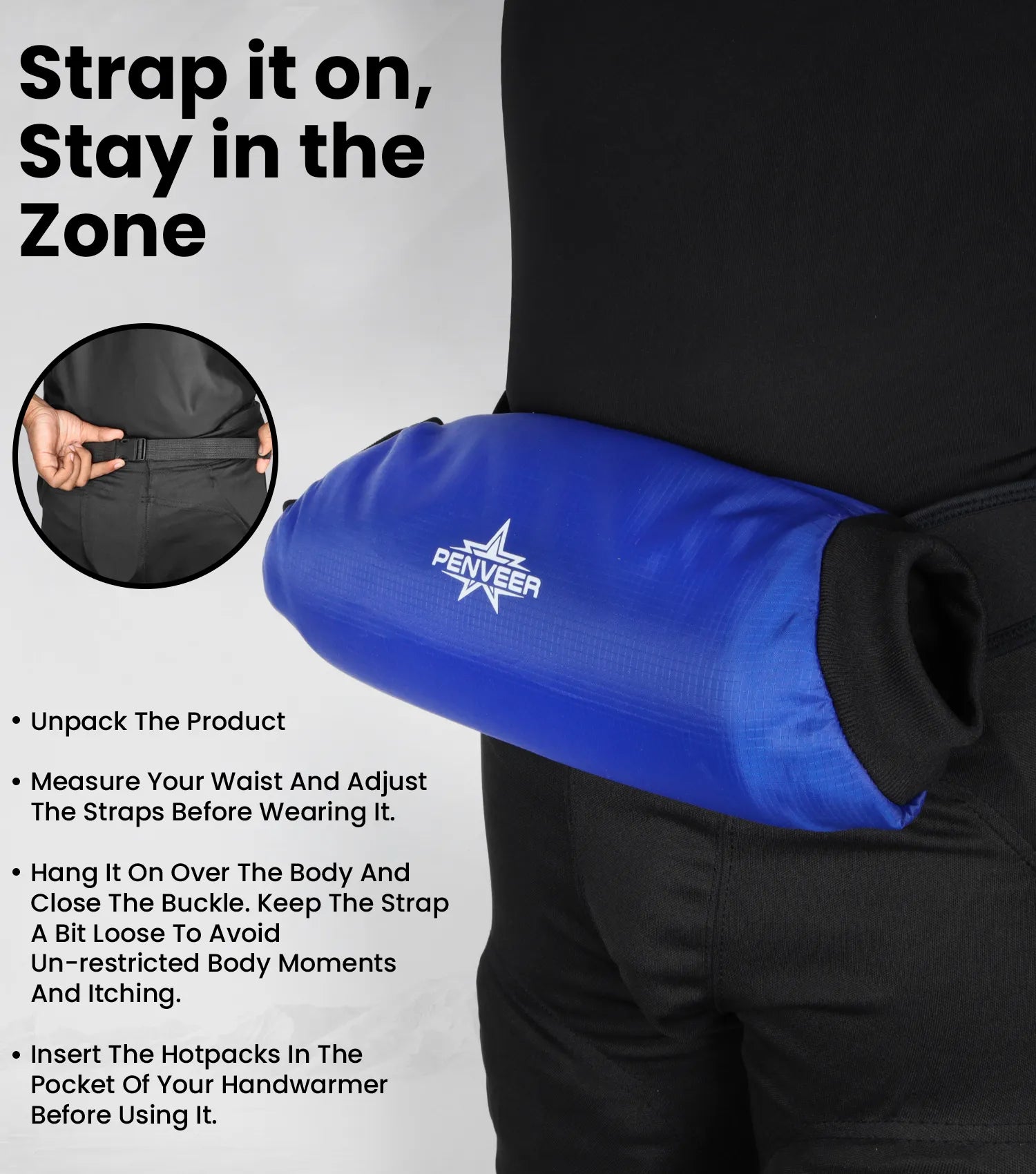 Hand Warmer Adult Royal Blue