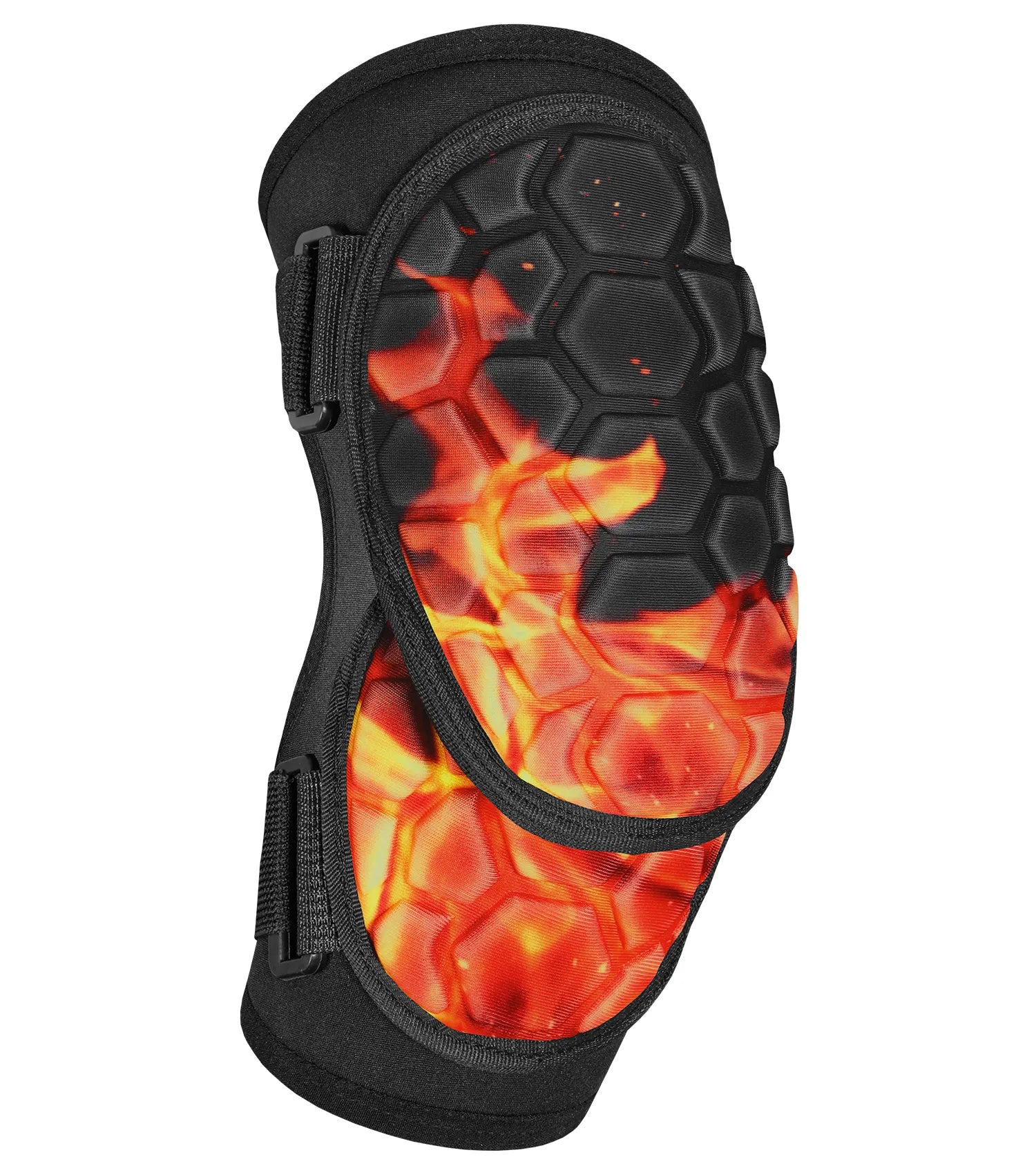 Baseball Elbow Guard with Adjustable Straps, Adult & Youth Sizes (Flame)