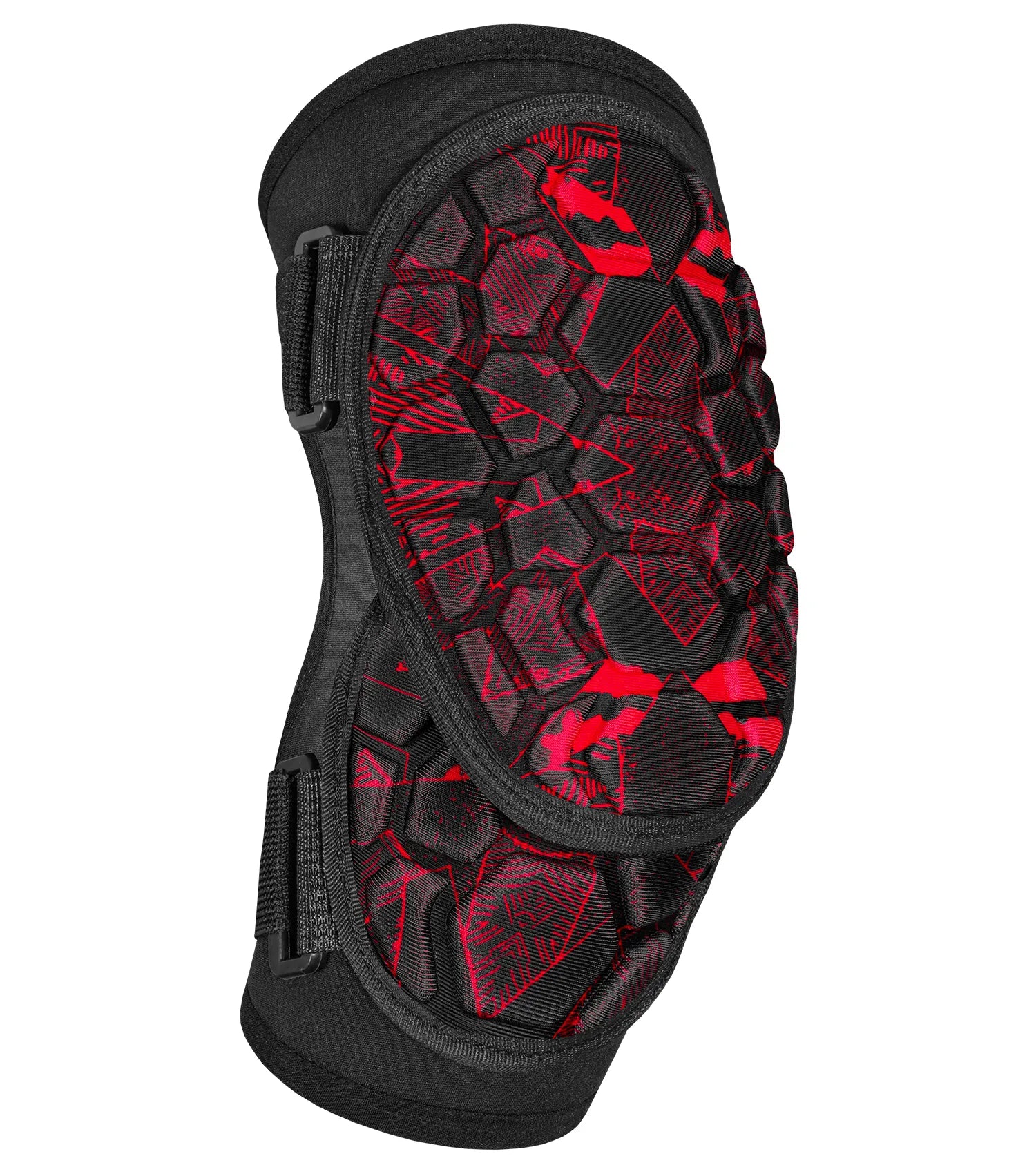 Baseball Elbow Guard with Adjustable Straps, Adult & Youth Sizes (Red Texture)