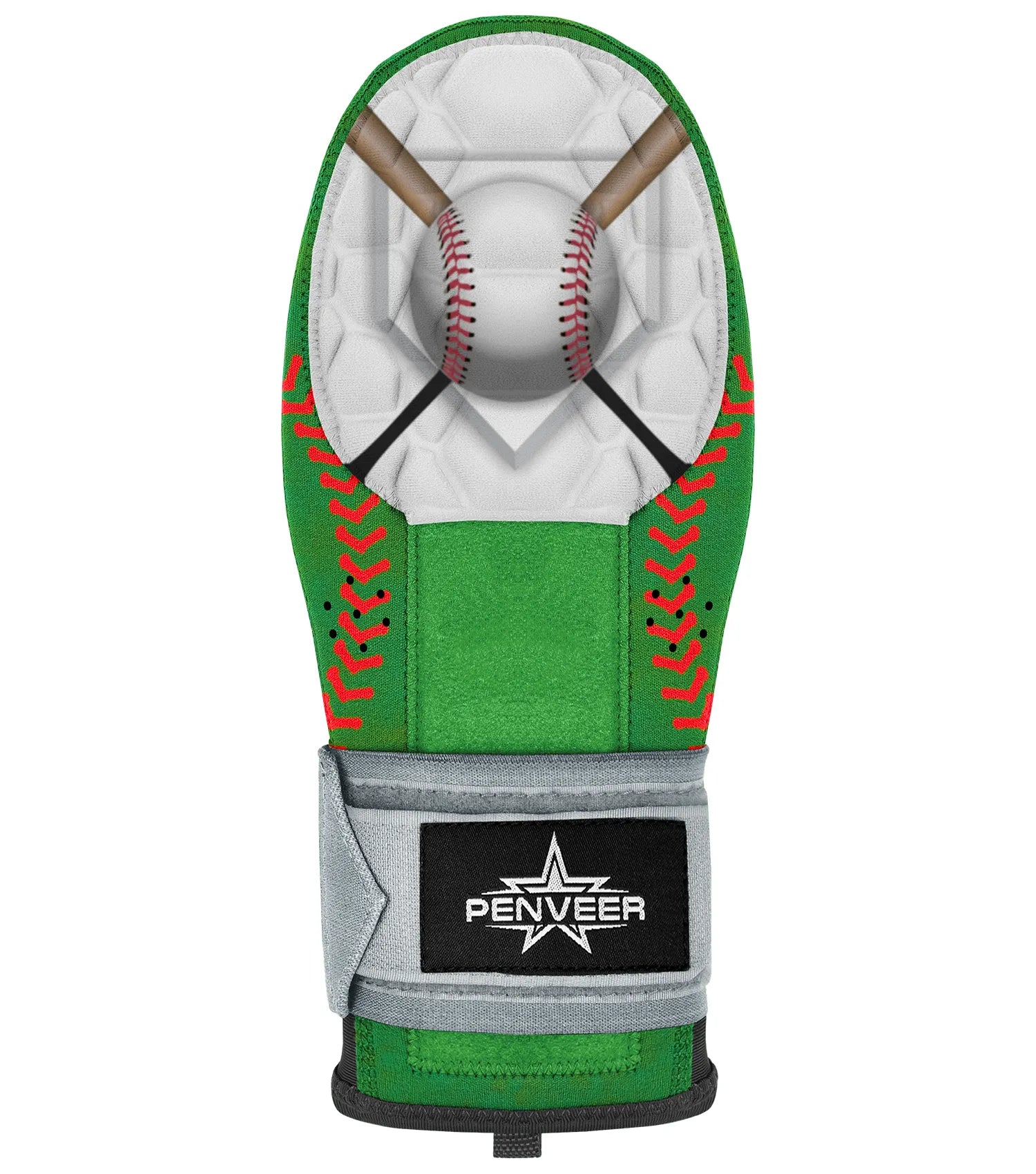 Baseball Sliding Mitt For Left and Right Hand, Youth & Adult Sizes (Baseball Ground)