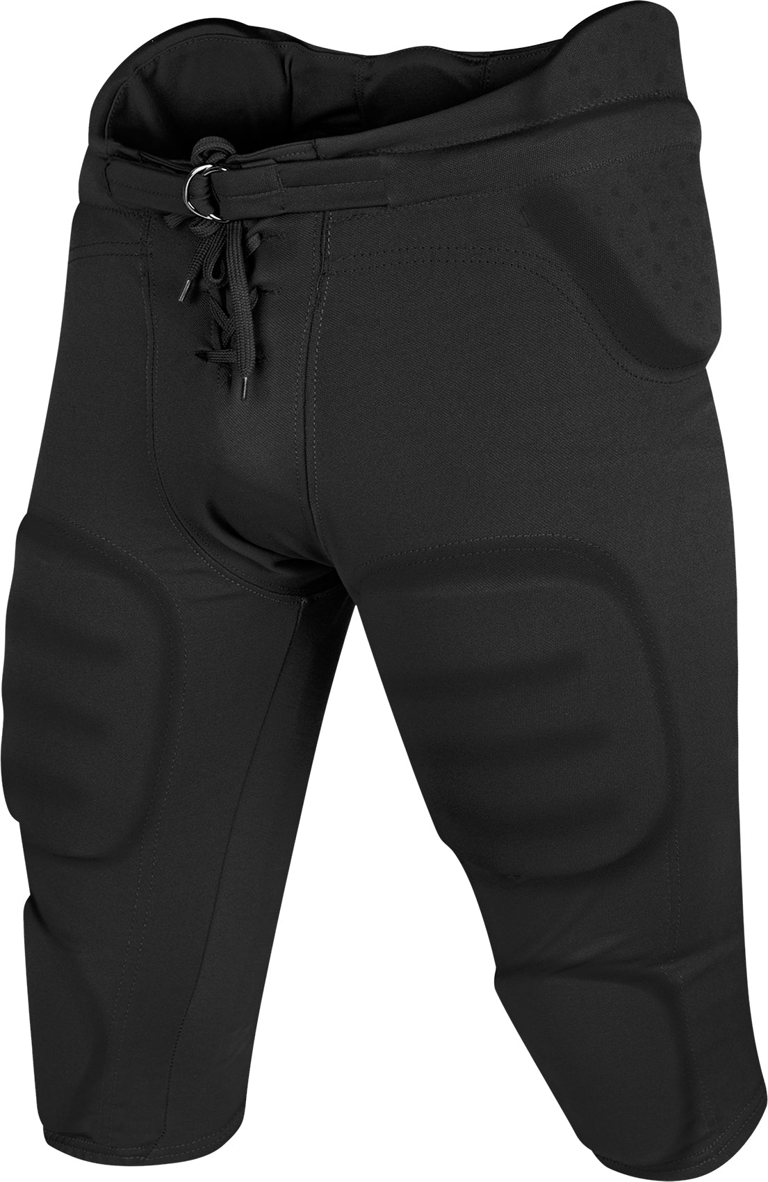 Men's Integrated Football Pants with Built-in Pads Black