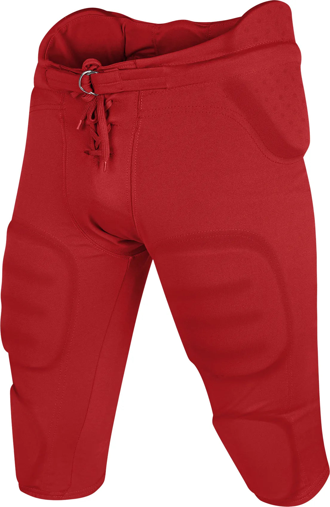 Men's Integrated Football Pants with Built-in Pads Red