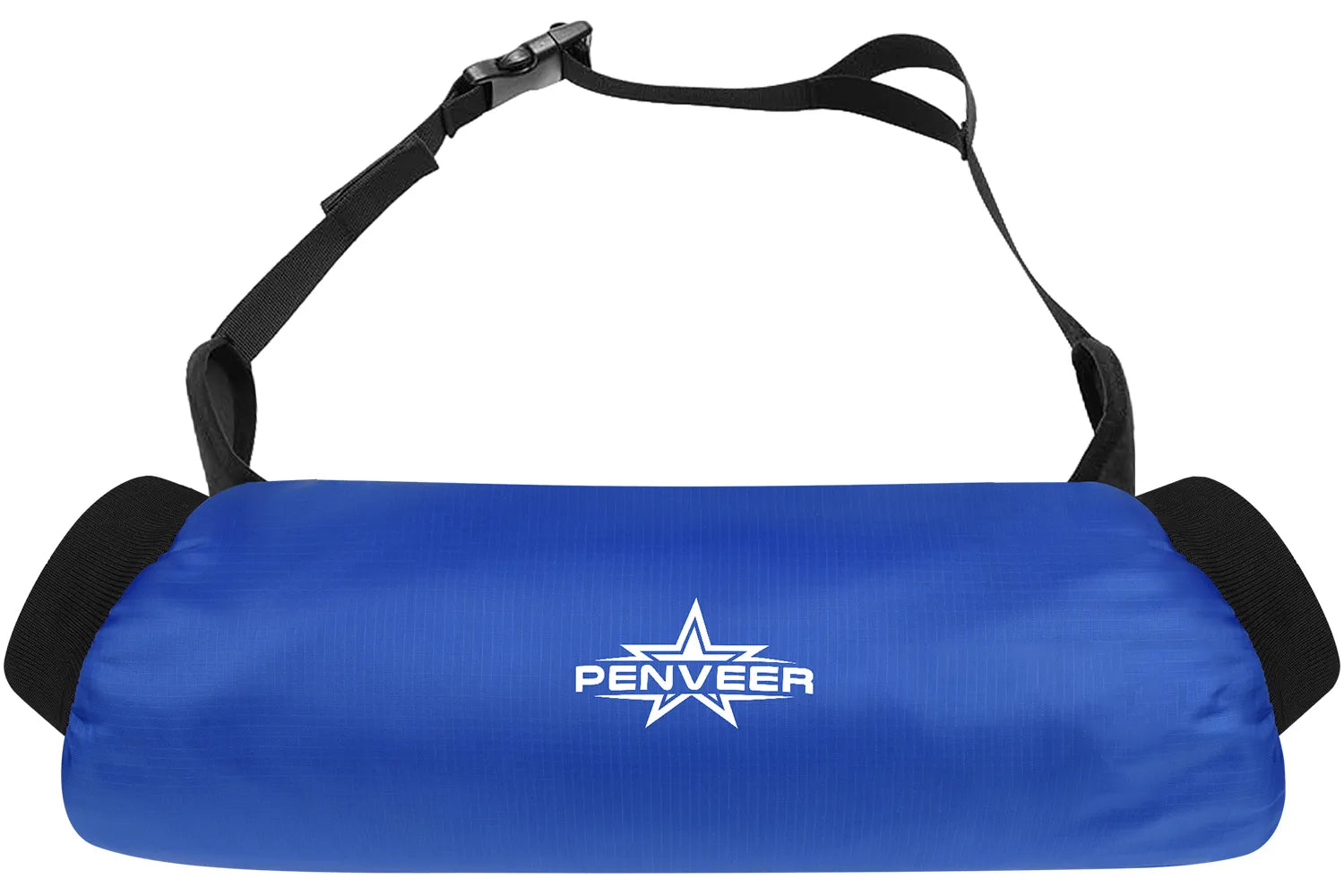 Football Hand Warmer Pouch with Zip Pocket and Adjustable Belt Royal Blue