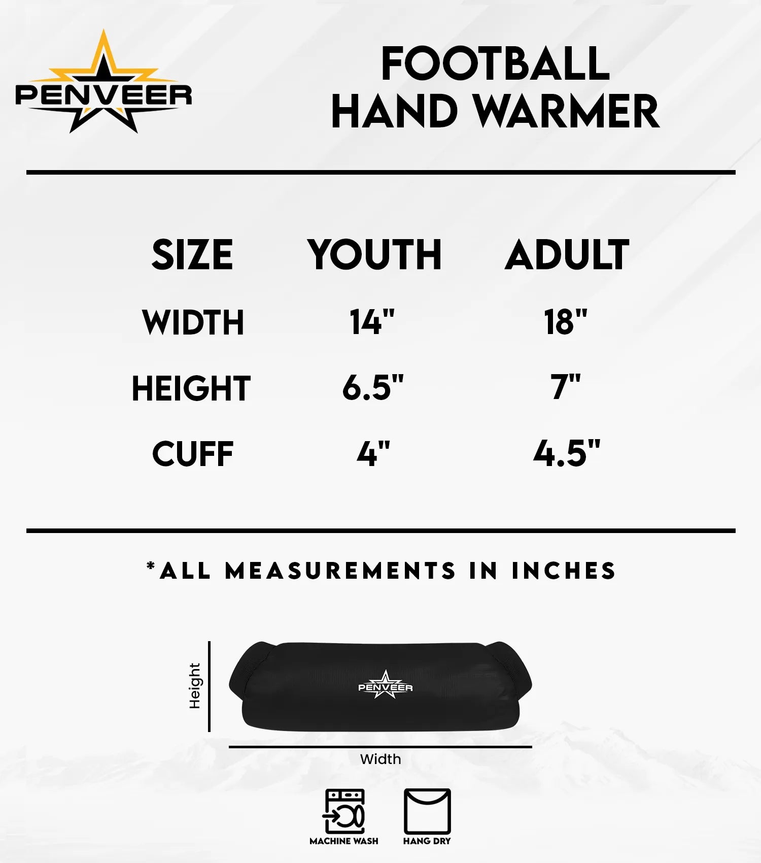 Hand Warmer Youth White